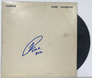 Todd Rundgren Signed Autographed "Faithful" Record Album - Lifetime COA