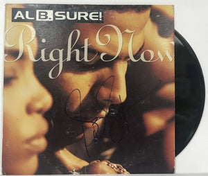 Al B. Sure Signed Autographed "Right Now" Record Album - Lifetime COA