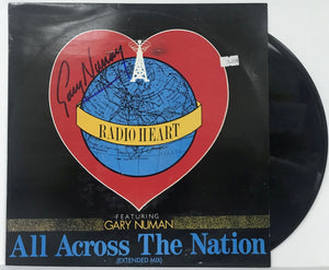 Gary Numan Signed Autographed "All Across the Nation" Record Album - Lifetime COA