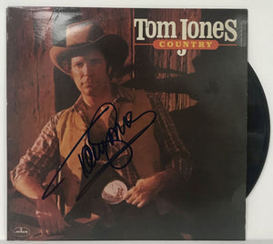 Tom Jones Signed Autographed "Country" Record Album - Lifetime COA