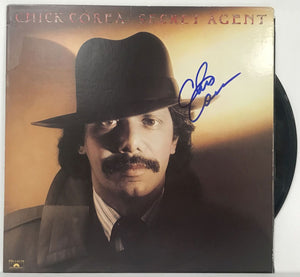 Chick Corea Signed Autographed "Secret Agent" Record Album - Lifetime COA