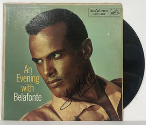 Harry Belafonte Signed Autographed "An Evening With" Record Album - Lifetime COA