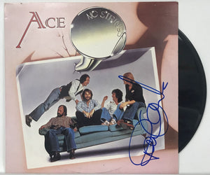 Paul Carrack Signed Autographed "Ace" No Strings Record Album - Lifetime COA