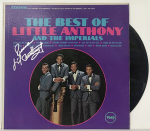 Little Anthony Signed Autographed "The Best Of the Imperials" Record Album - Lifetime COA