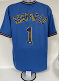 Gary Sheffield Signed Autographed Milwaukee Brewers Baseball Jersey - PSA/DNA COA